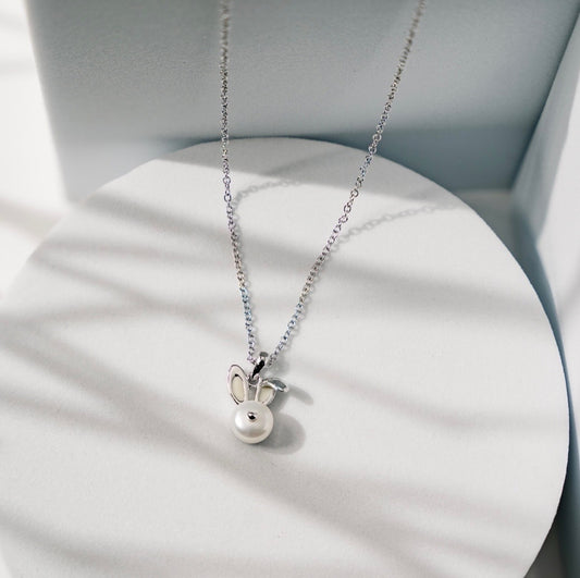 Bunny Pearl Necklace